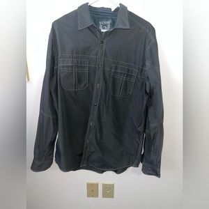 Dark gray Kuhl collared button down